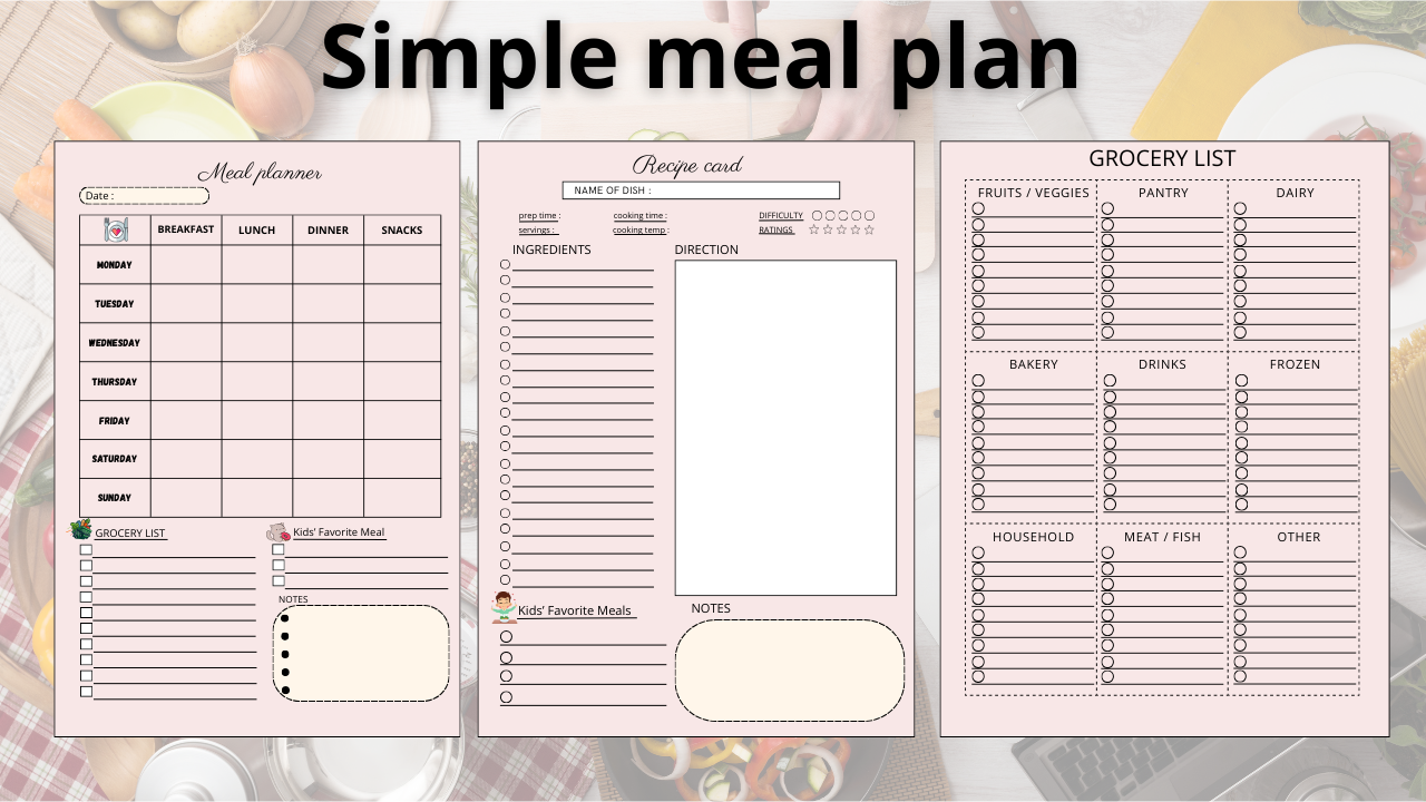 Healthy Life Bundle - Print&Plan