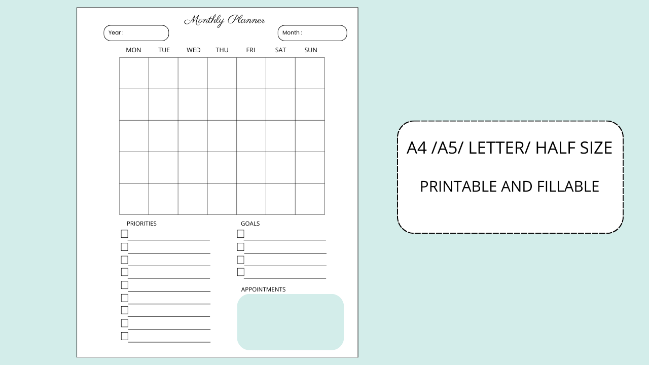 Plan and Habit - Print&Plan