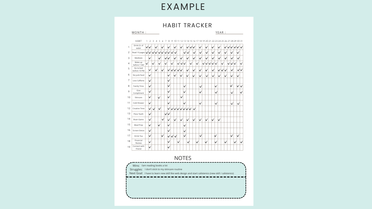 Plan and Habit - Print&Plan