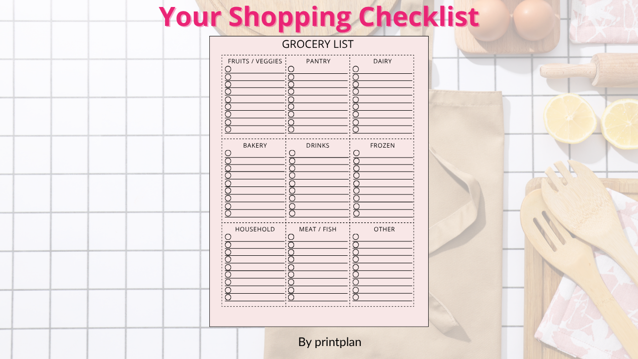 Simple Meal Plan - Print&Plan